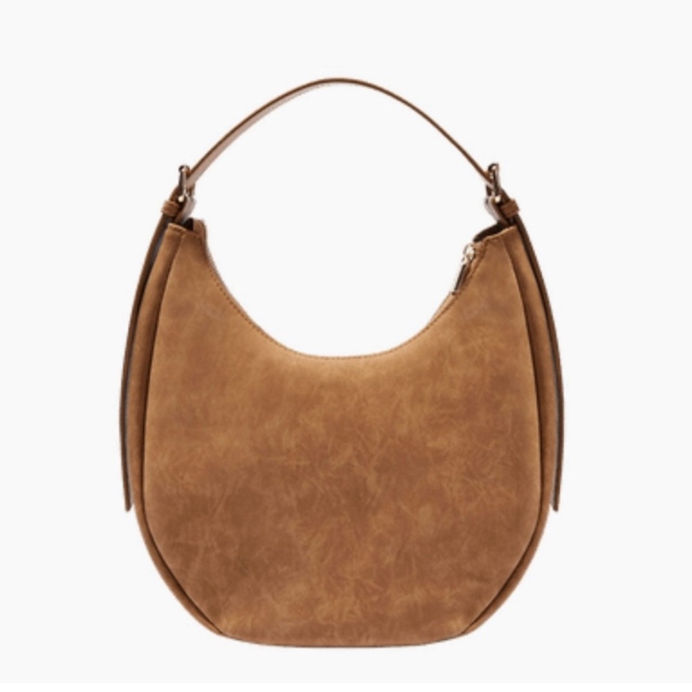 Elegant Tan Leather Hobo Bag